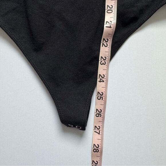 Alexander Wang T Black Compact Jersey Bodysuit Size X-Small NWT - Picture 6 of 7